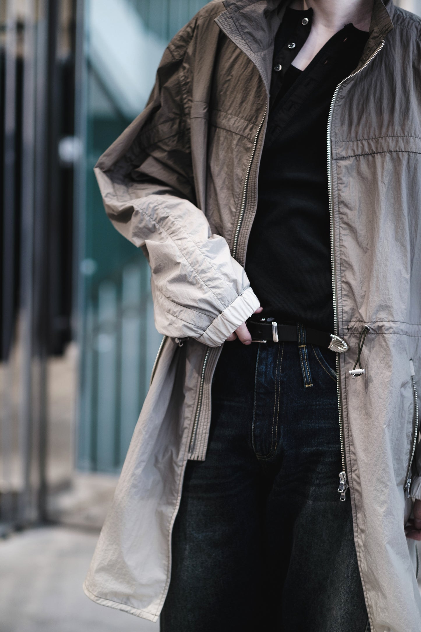 puckering active mods coat