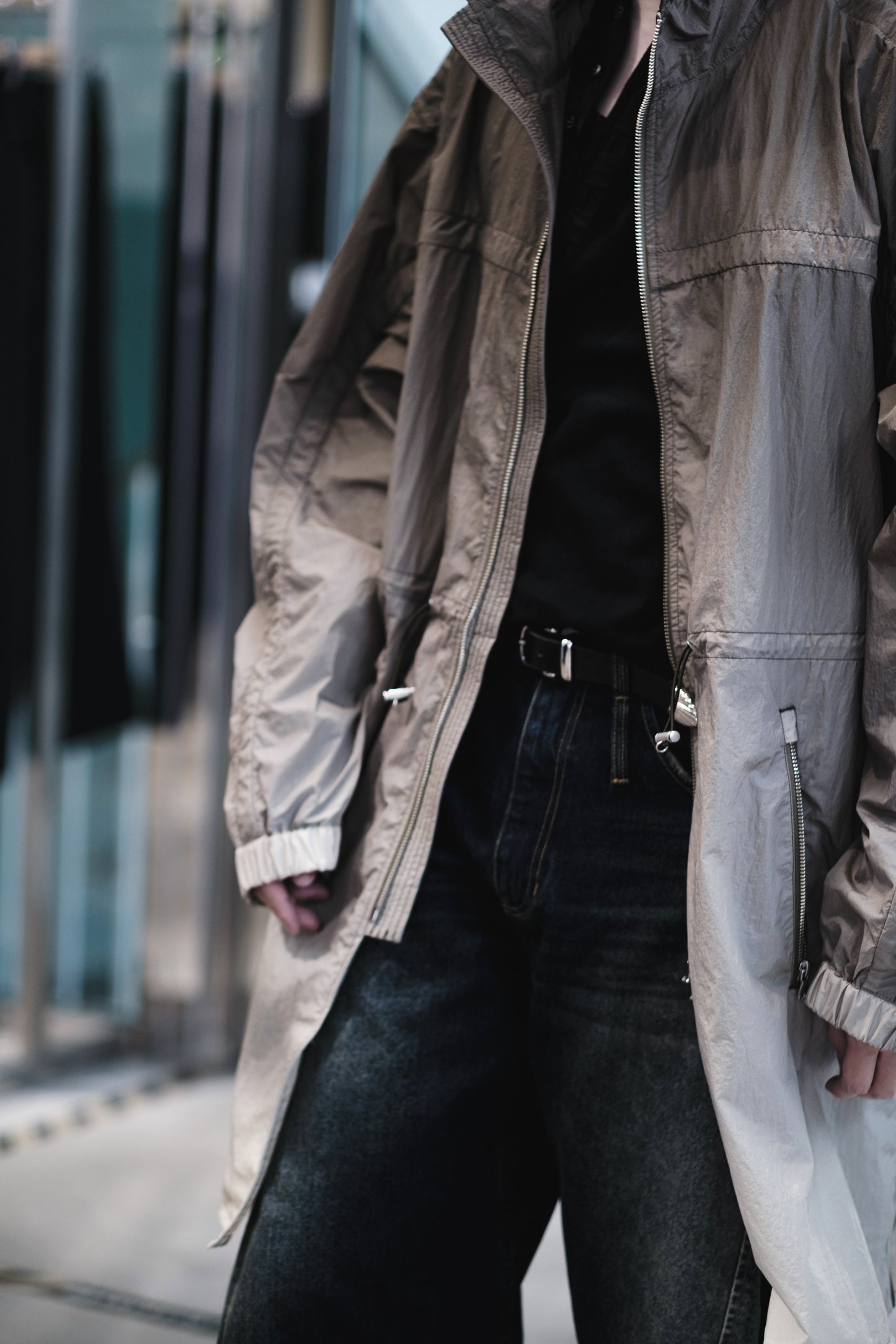 puckering active mods coat