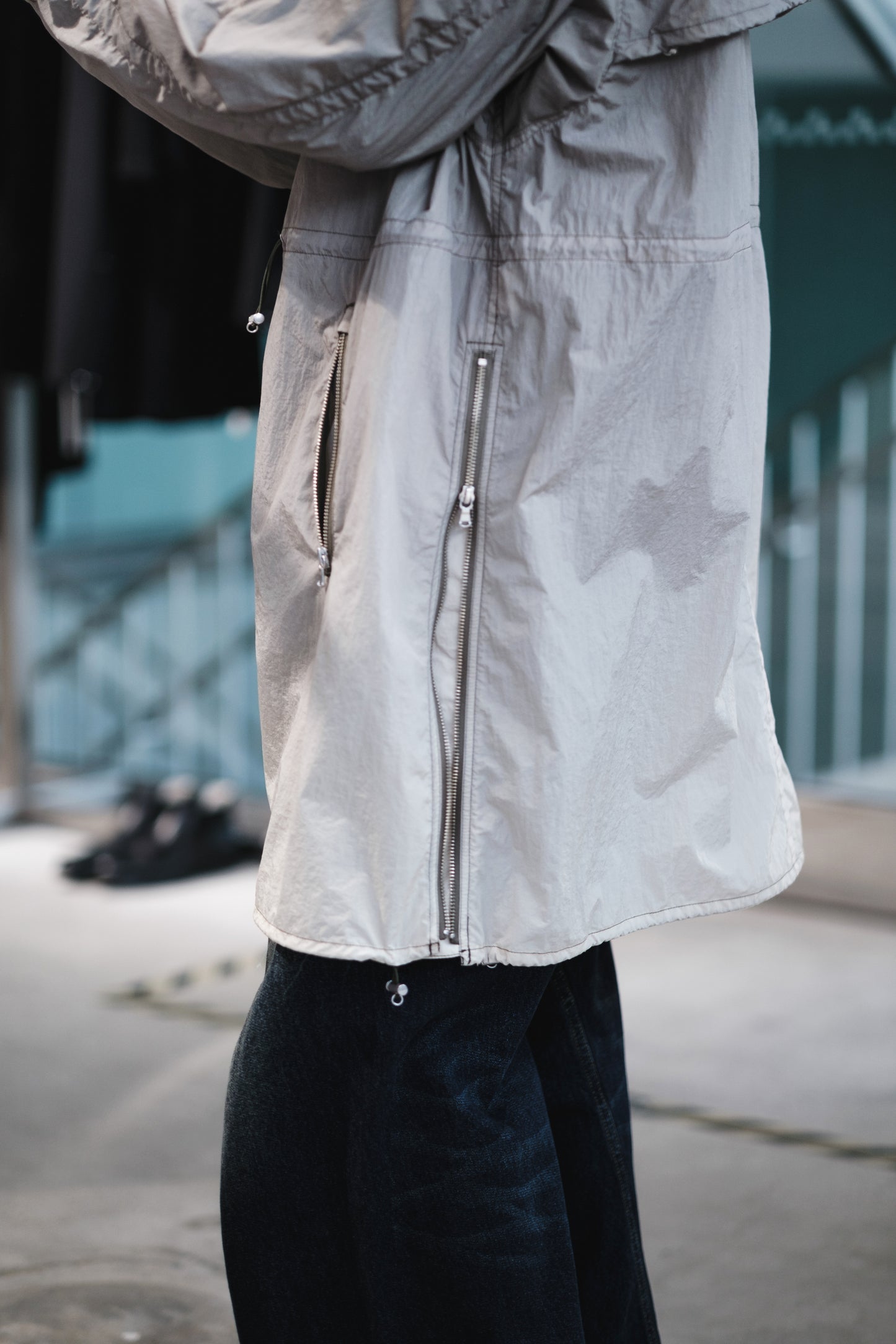 puckering active mods coat