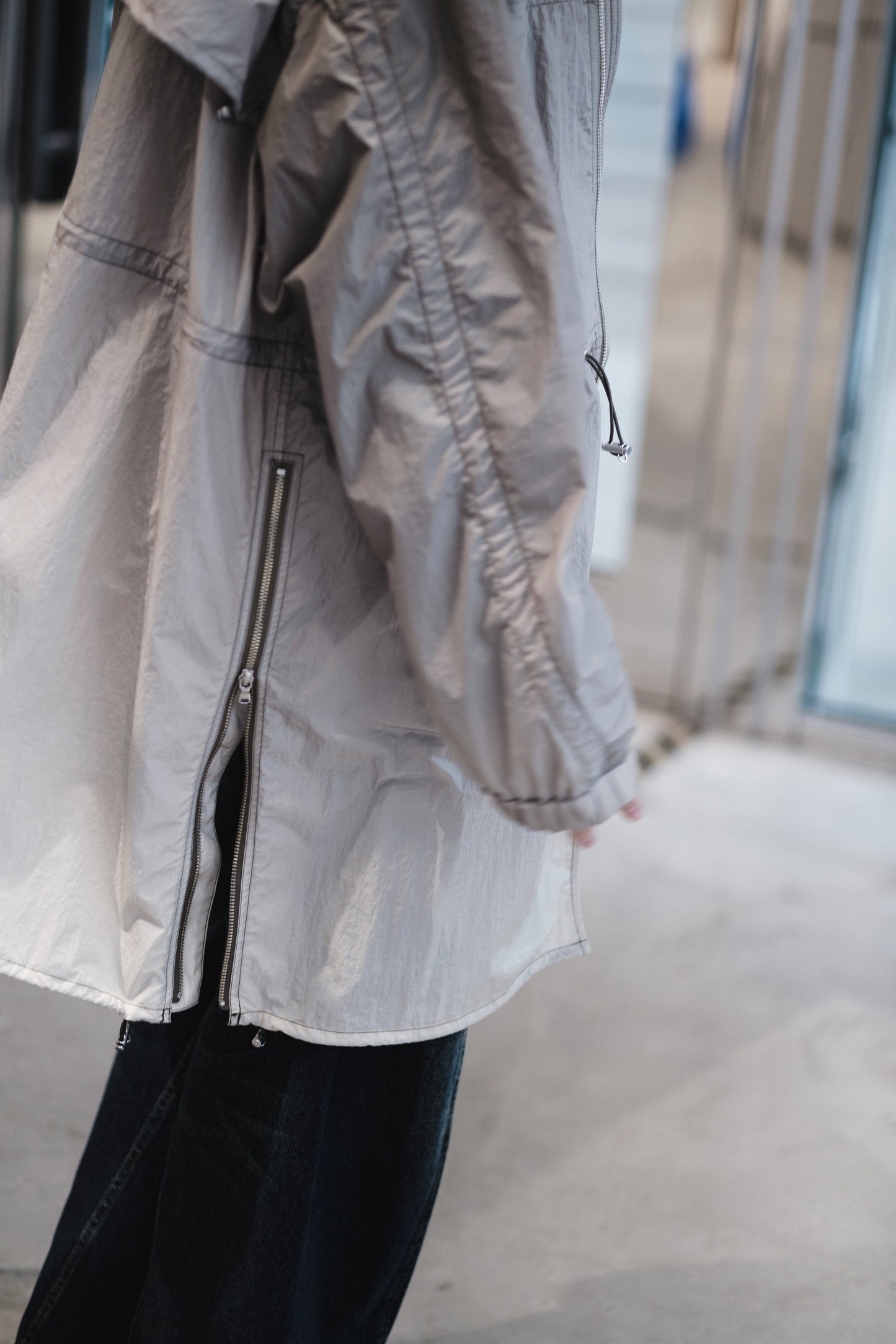 puckering active mods coat