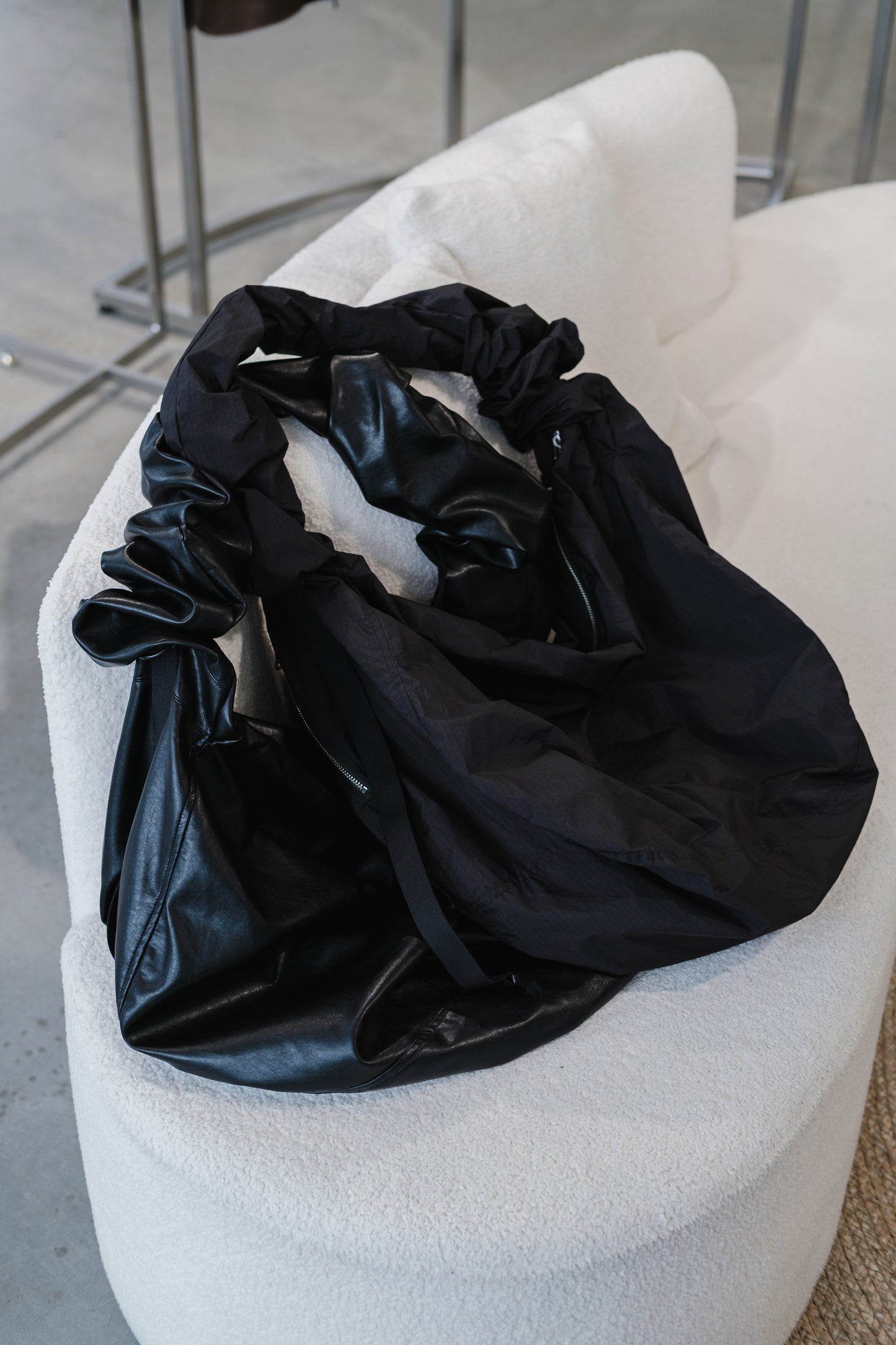 faux leather wave bag