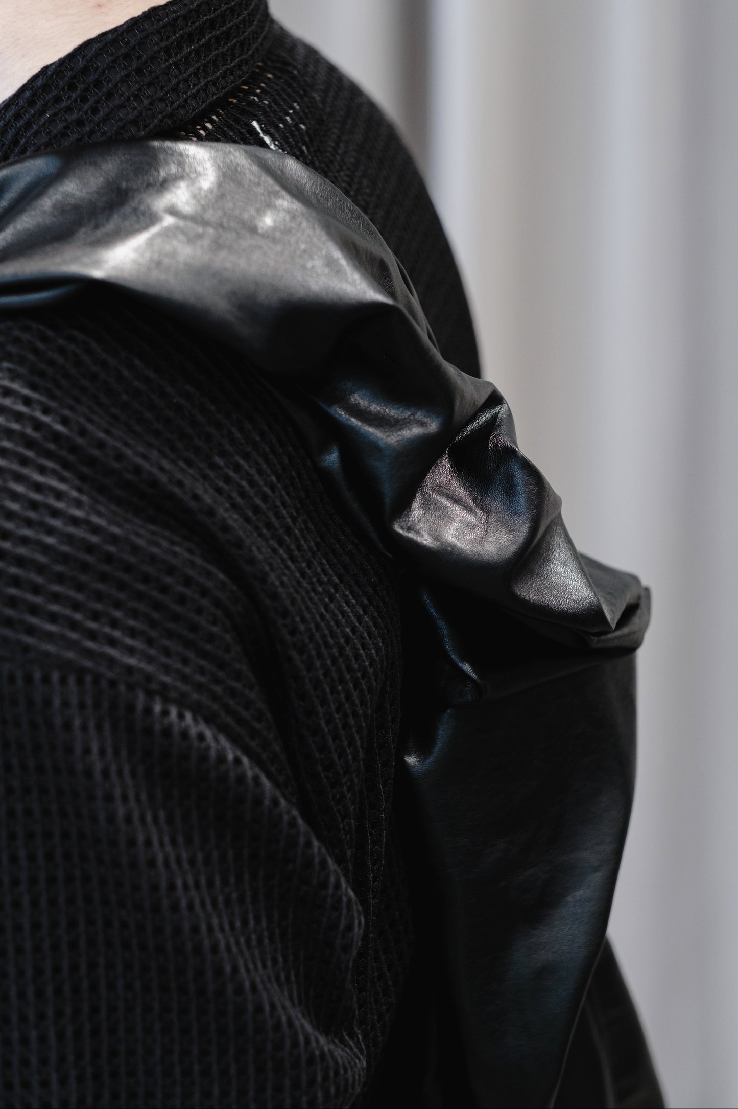 faux leather wave bag