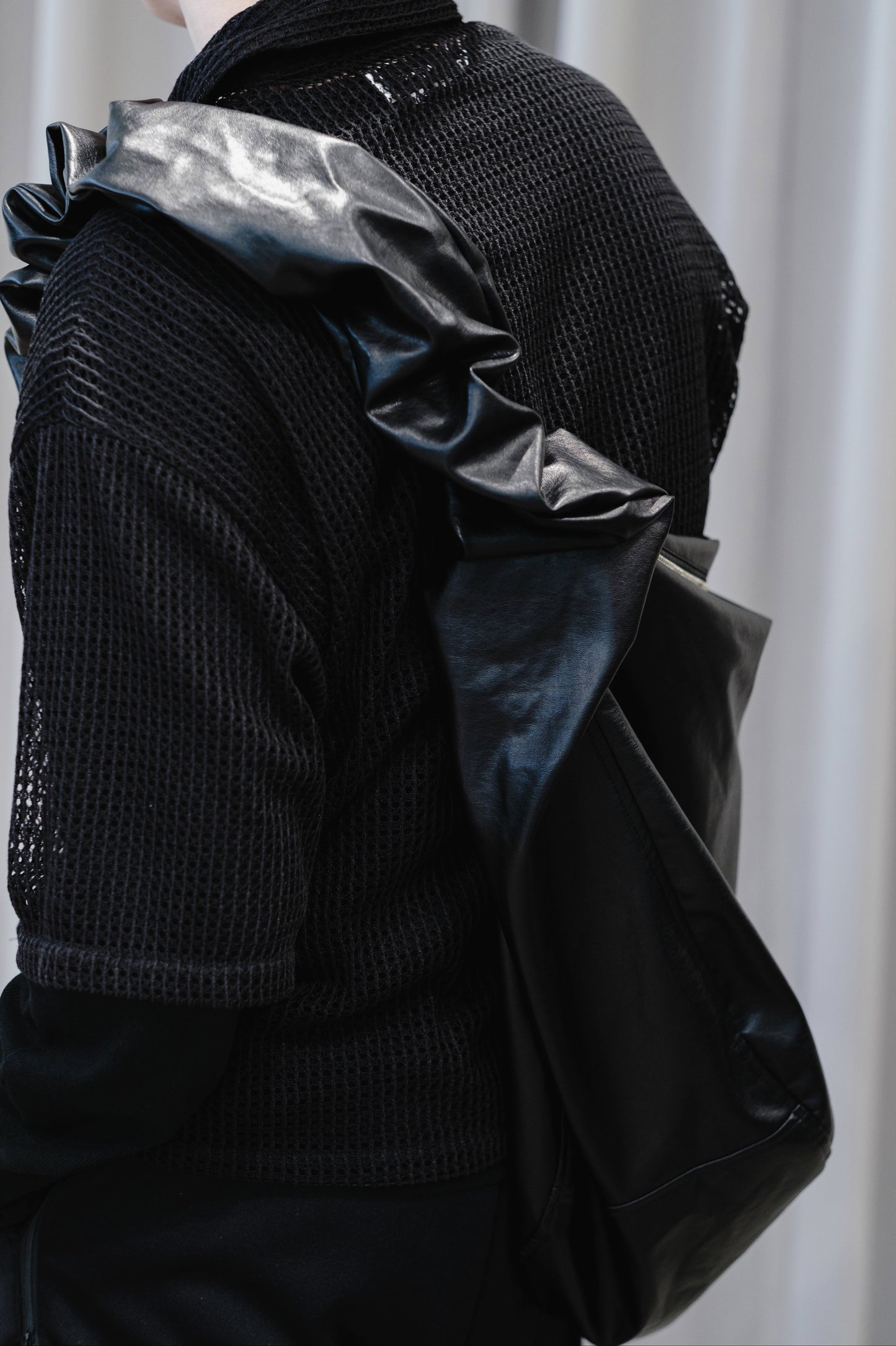 faux leather wave bag