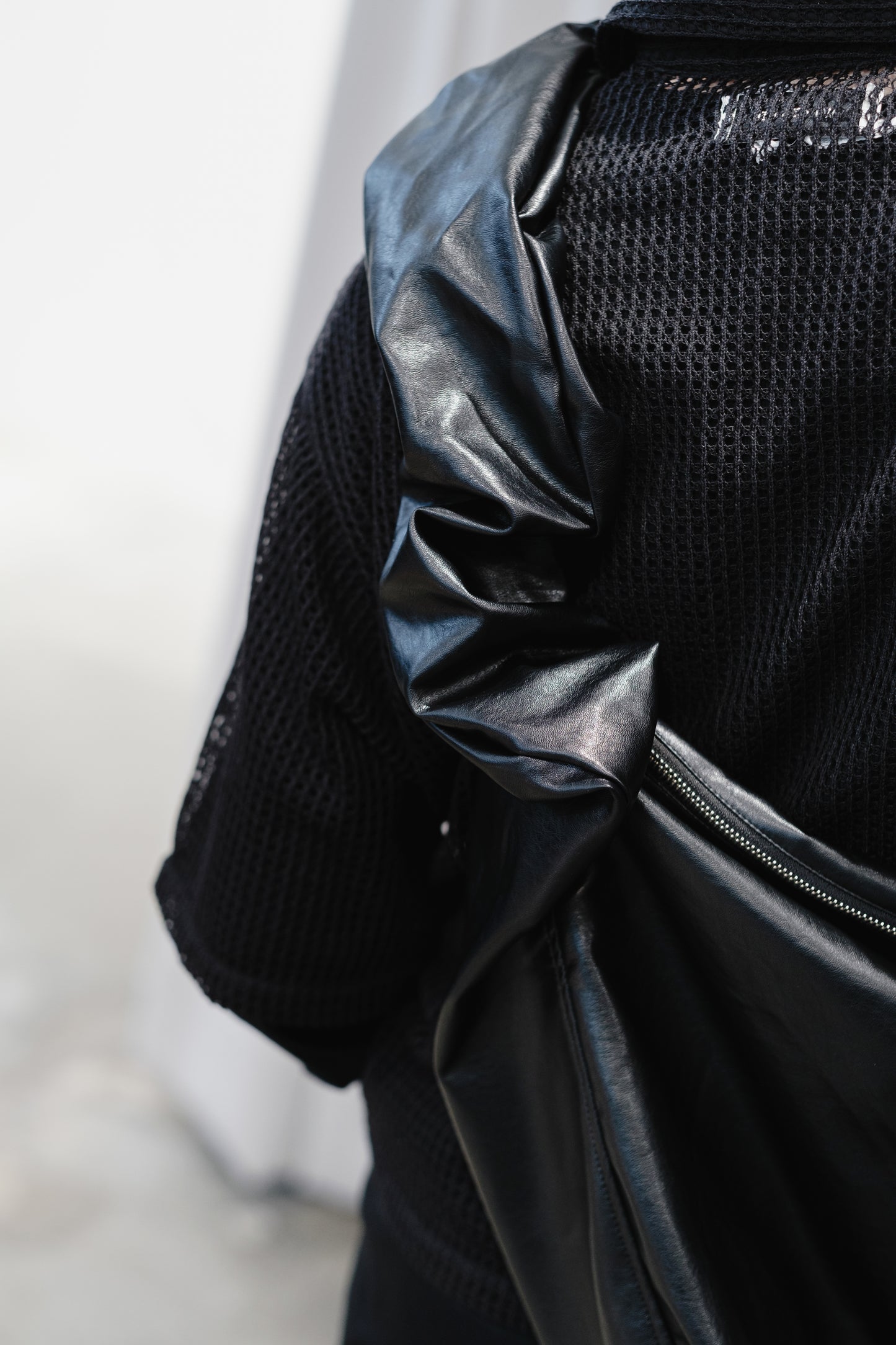 faux leather wave bag