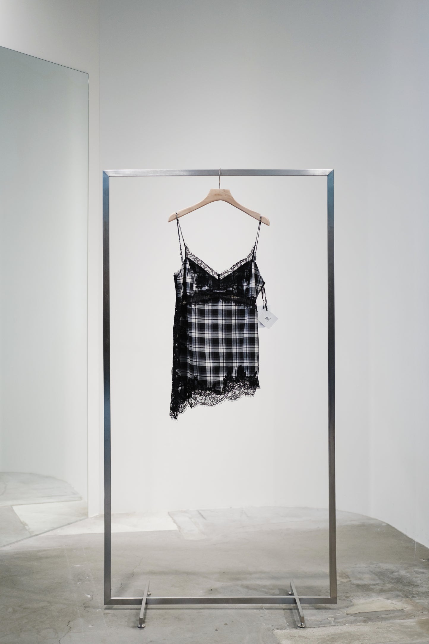 asymmetrical lace camisole