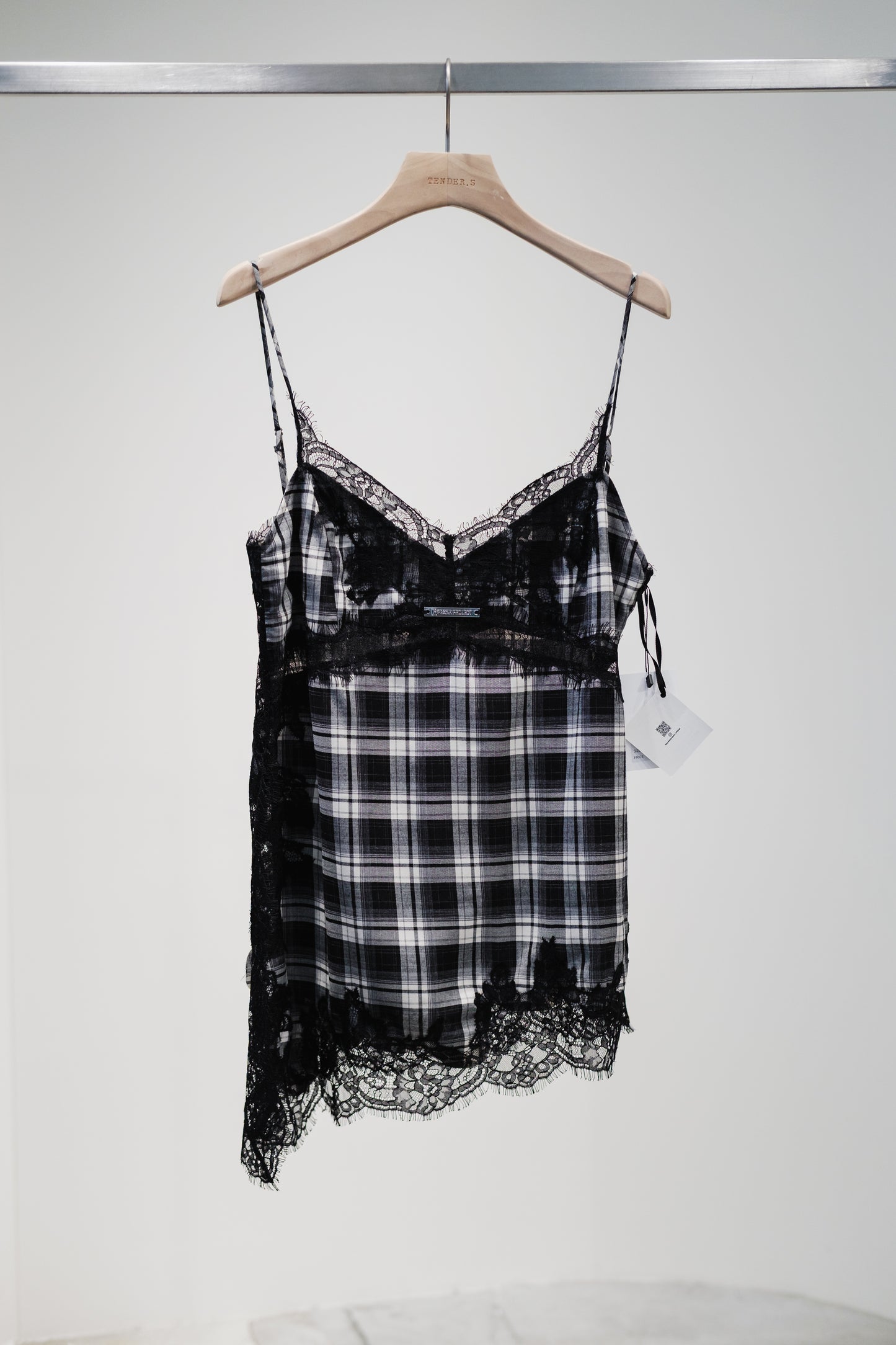 asymmetrical lace camisole