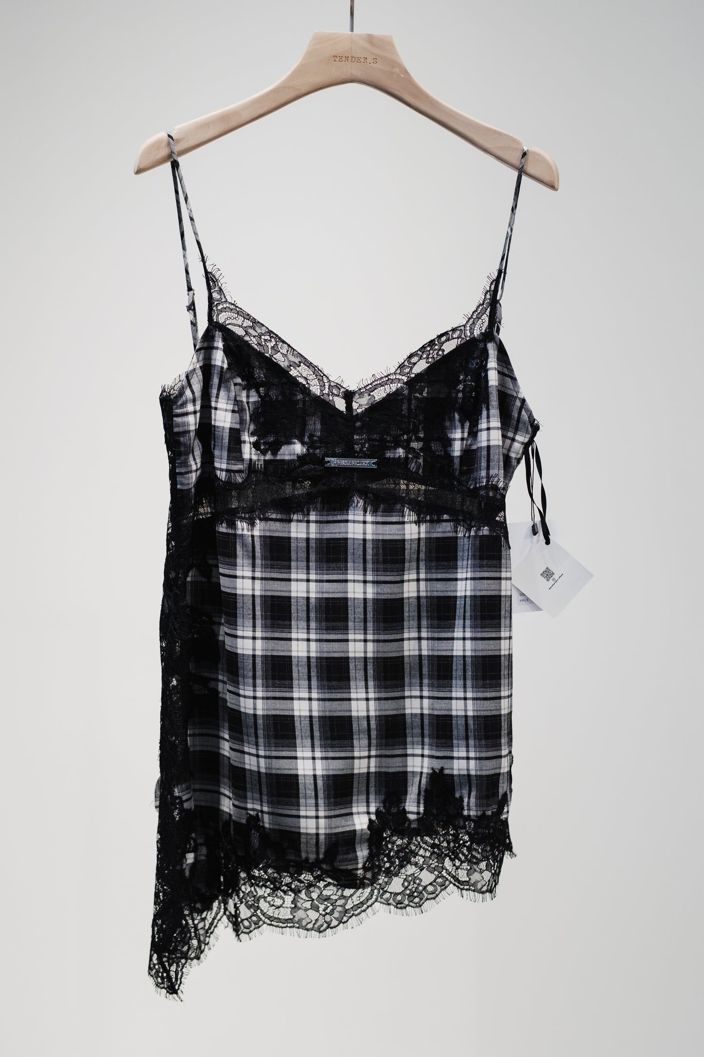 asymmetrical lace camisole