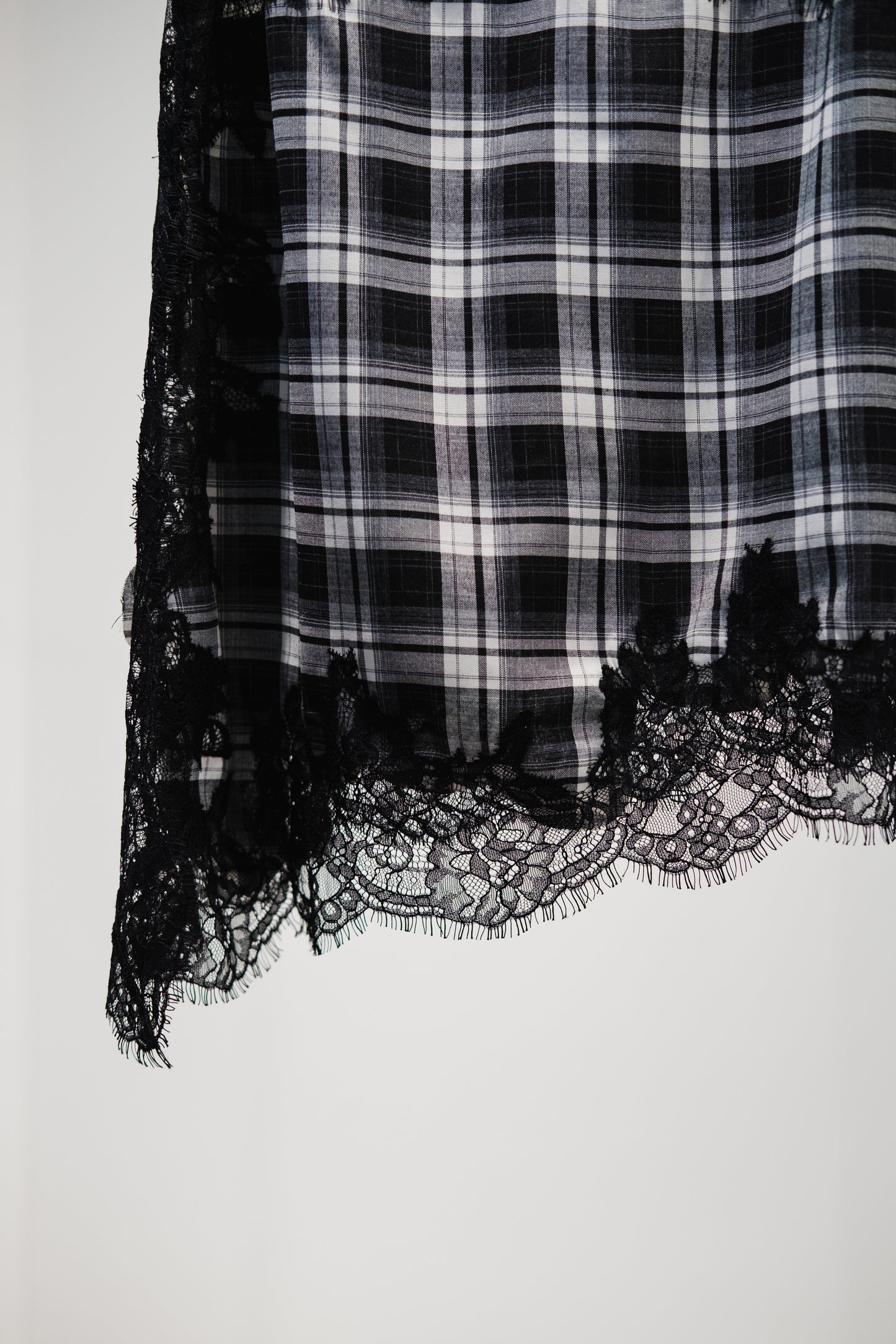 asymmetrical lace camisole