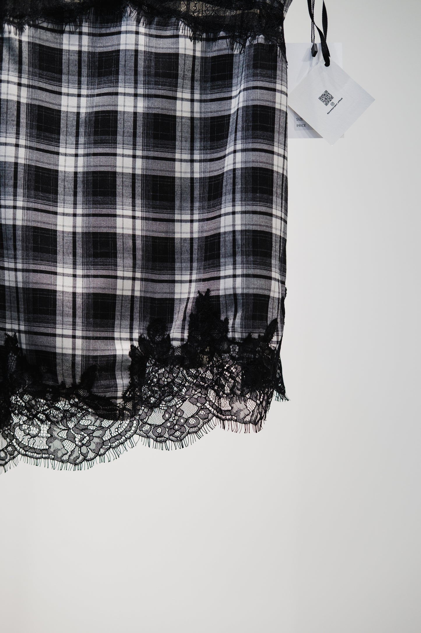 asymmetrical lace camisole