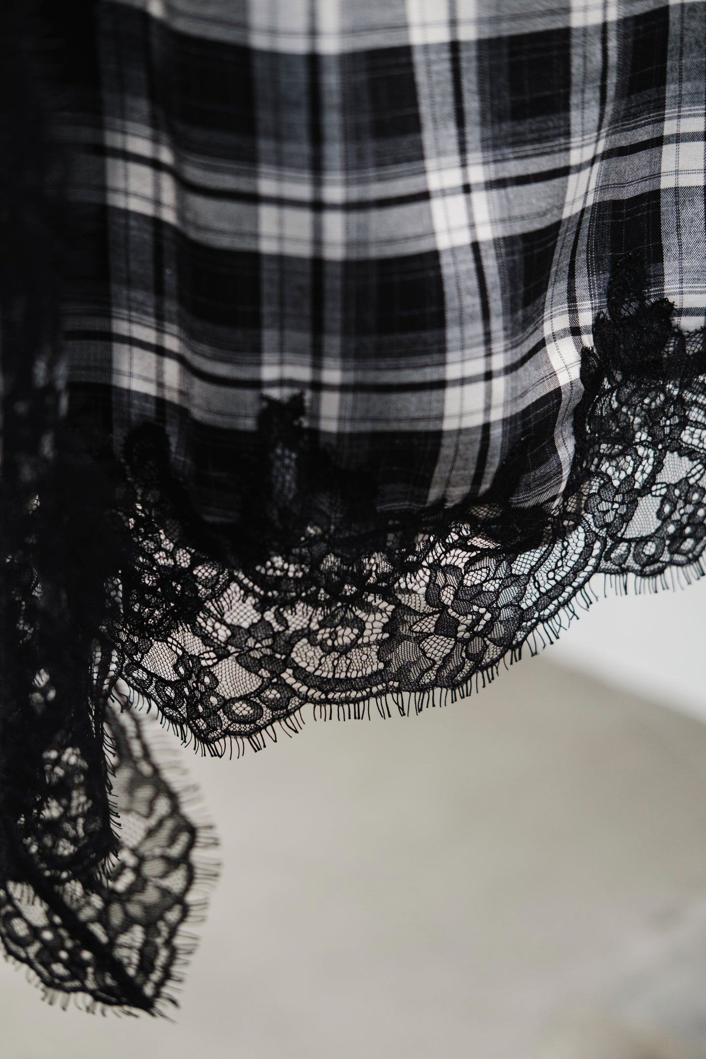 asymmetrical lace camisole