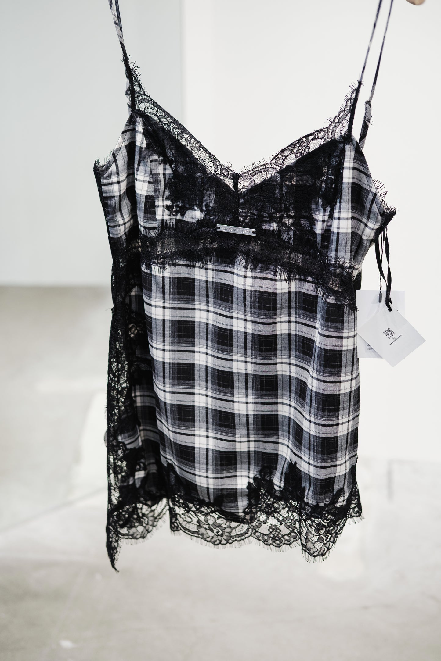 asymmetrical lace camisole