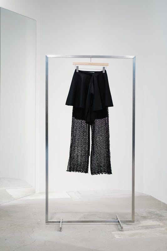 skirt-combined pants