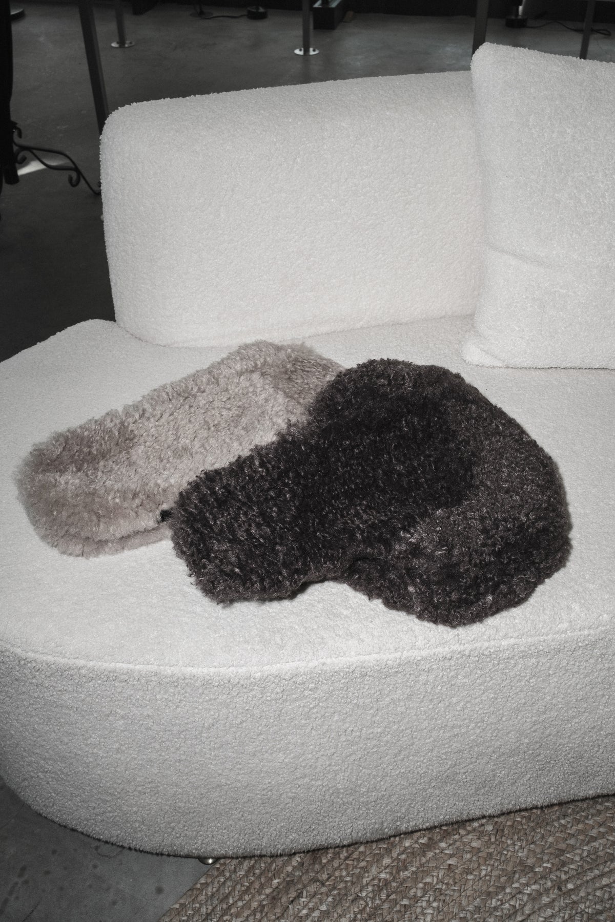 poodle boa cap