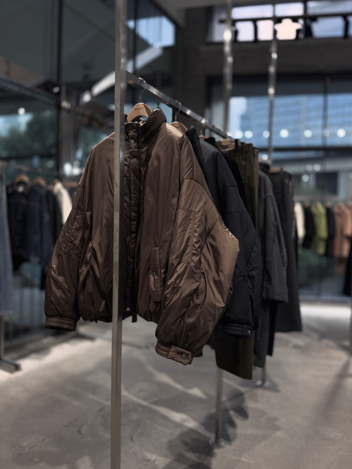 signature drop puffer blouson