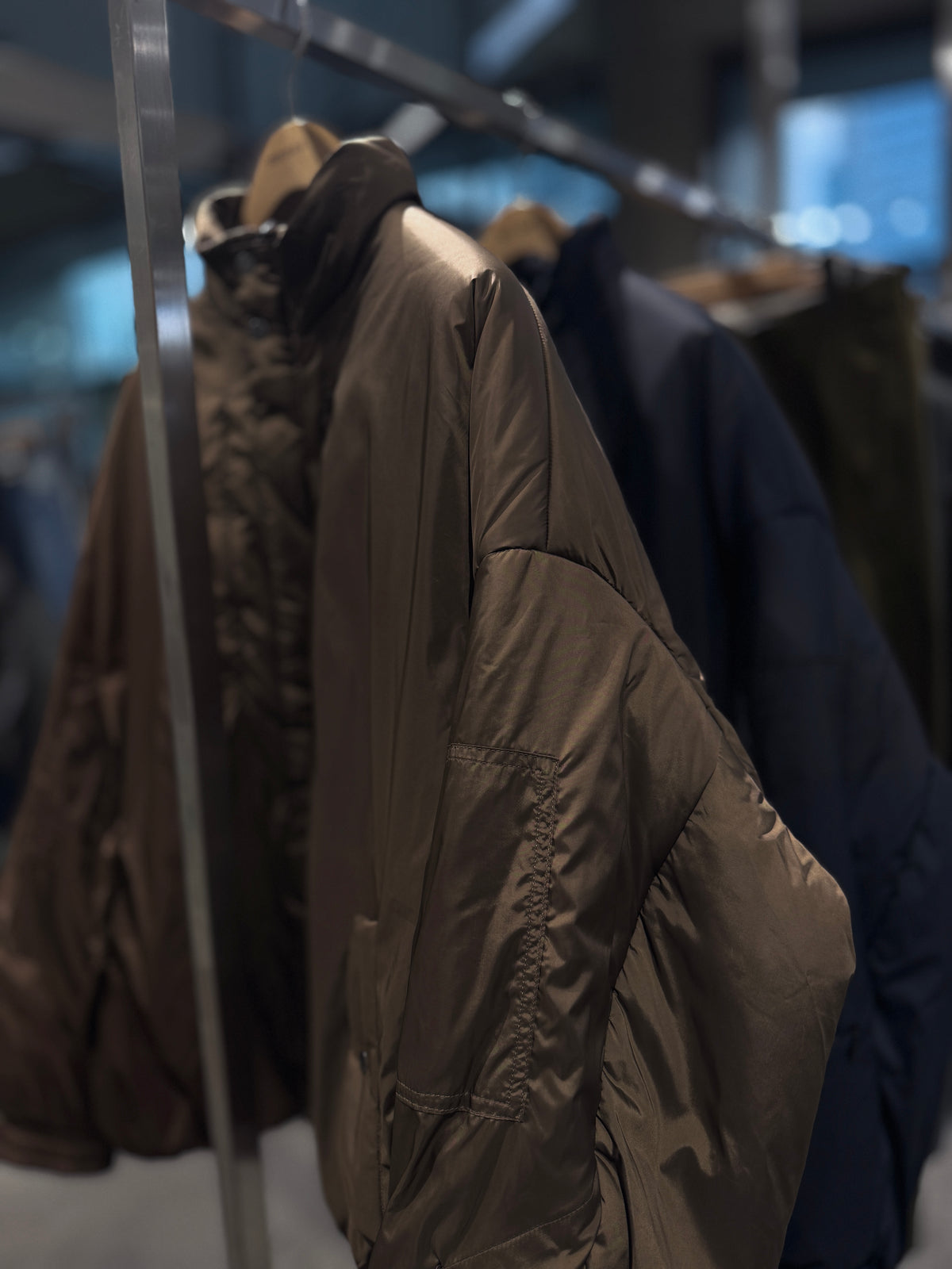 signature drop puffer blouson