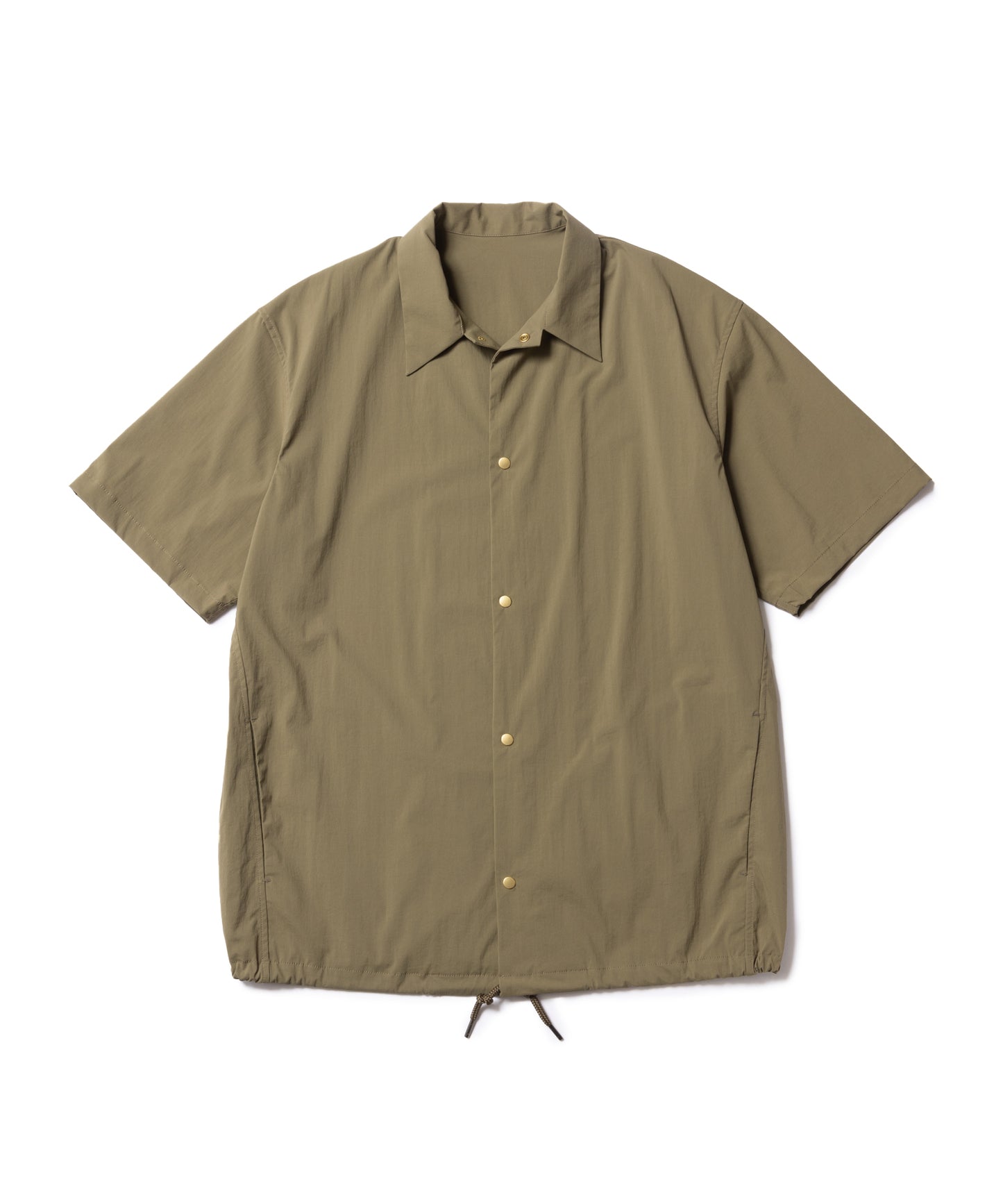 stretch washable nylon short sleeve coach shirt