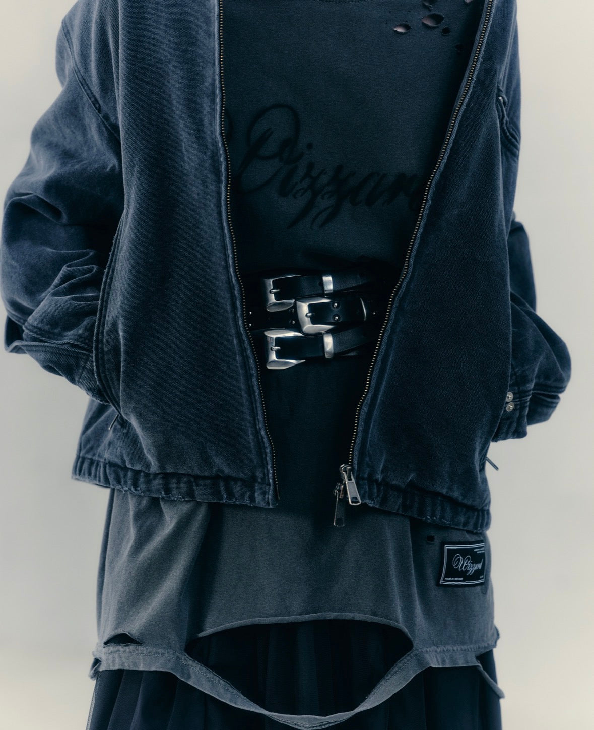 distressed graphic t-shirt