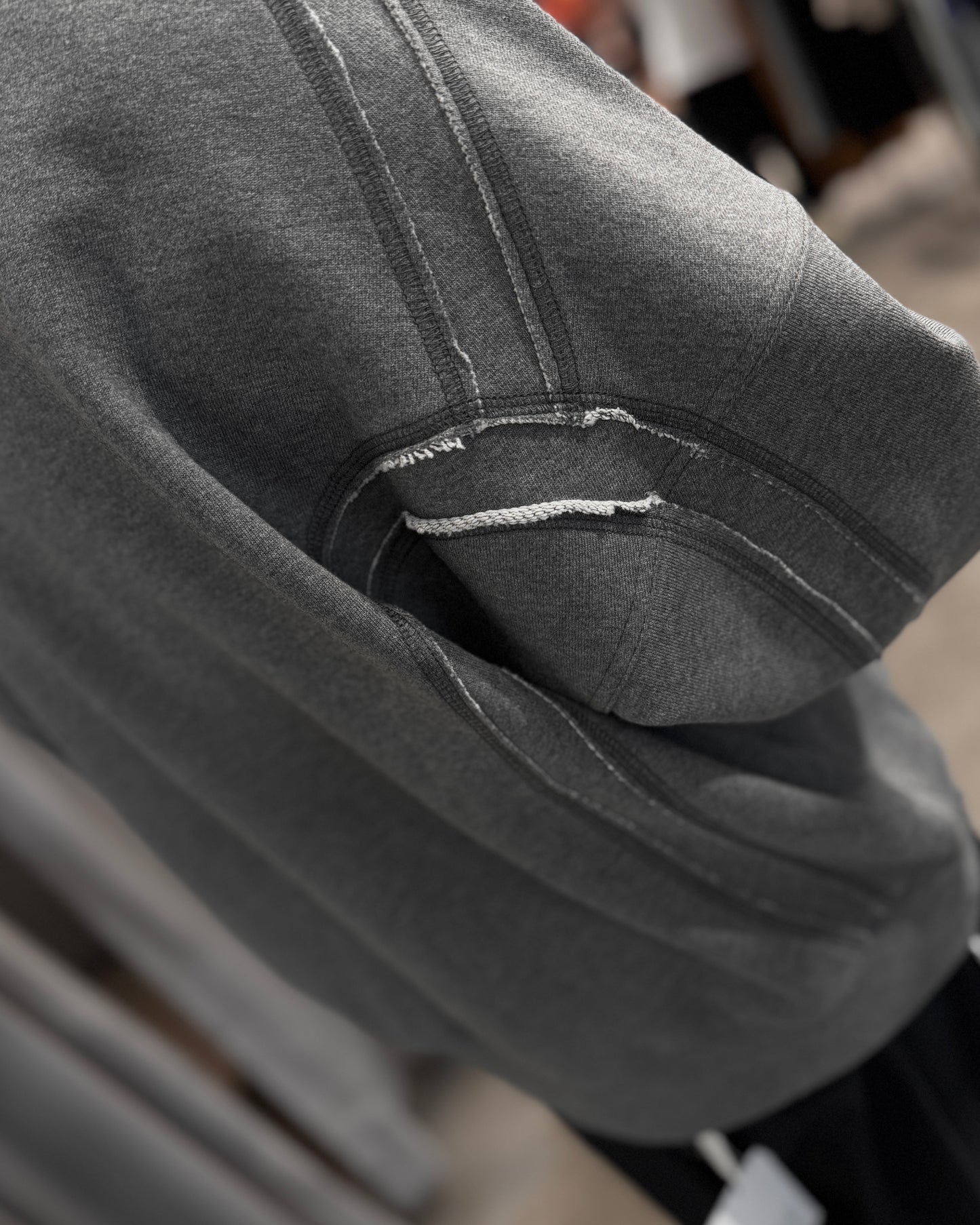 cut off sweat shirt