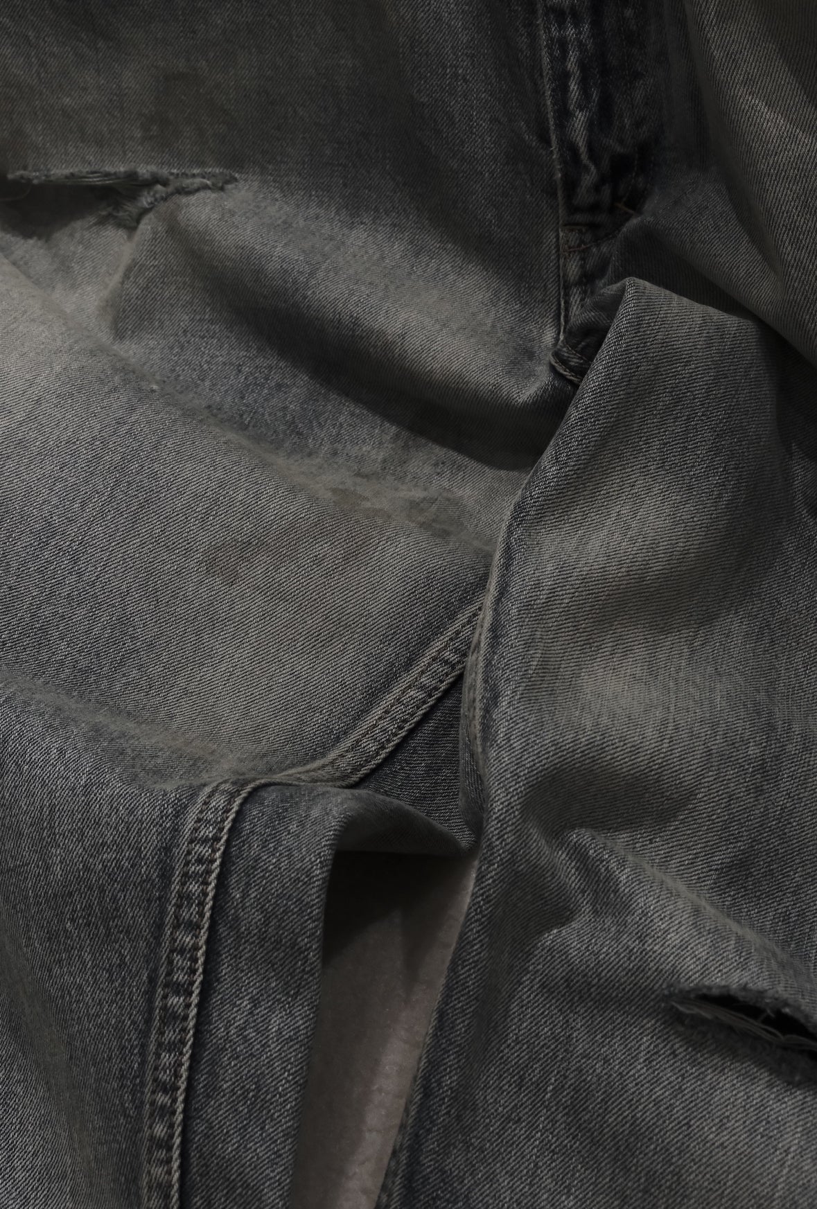 aging selvedge tapered 5p denim pants