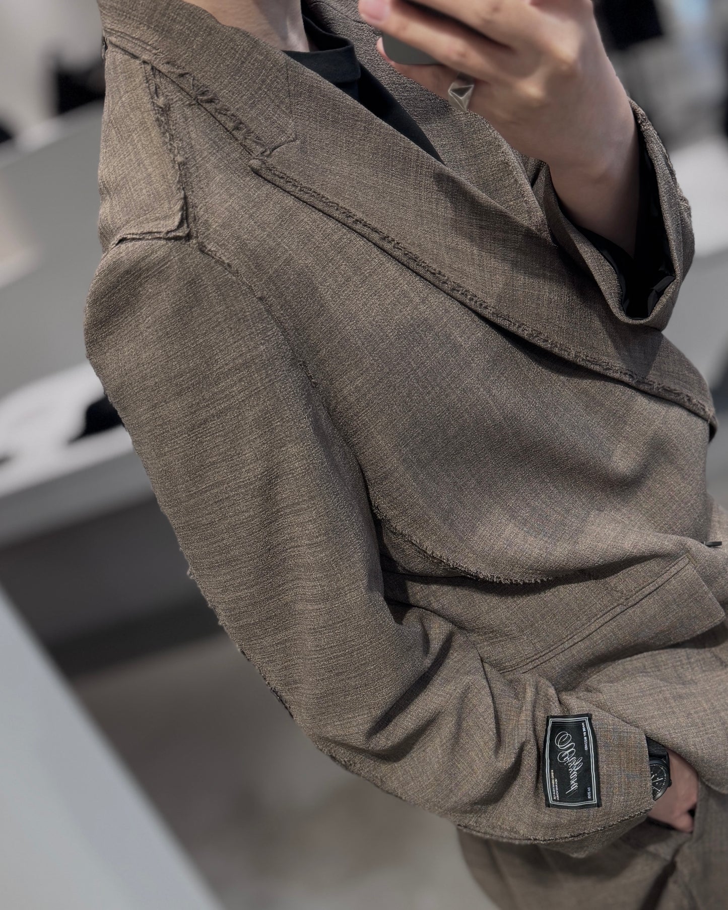 split cut jacket