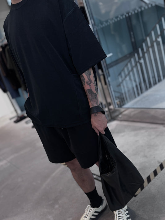 micro resort pile / smock t-shirt