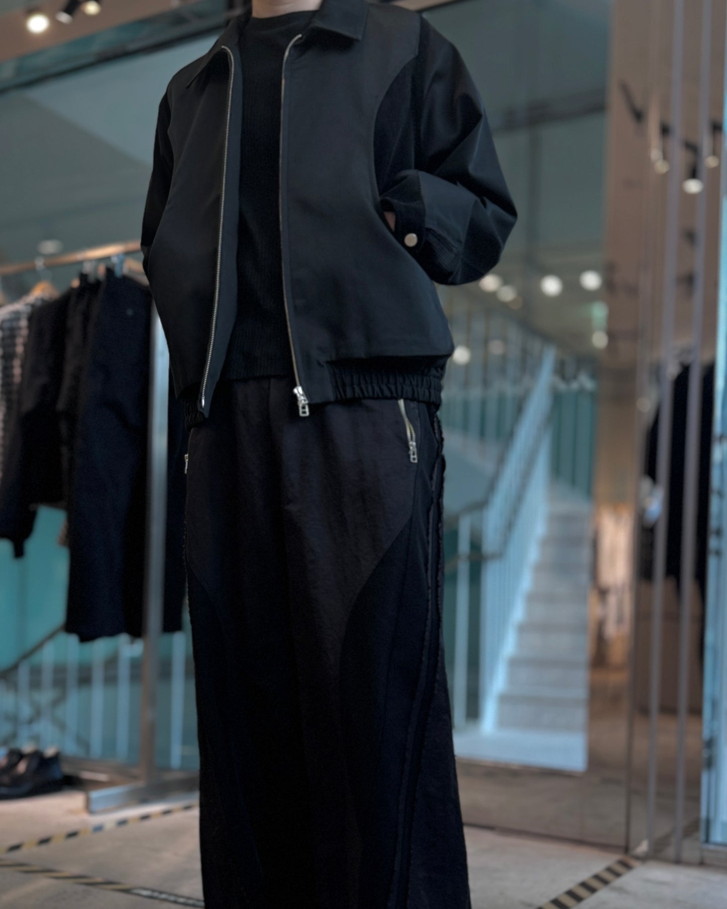 cut up track pants