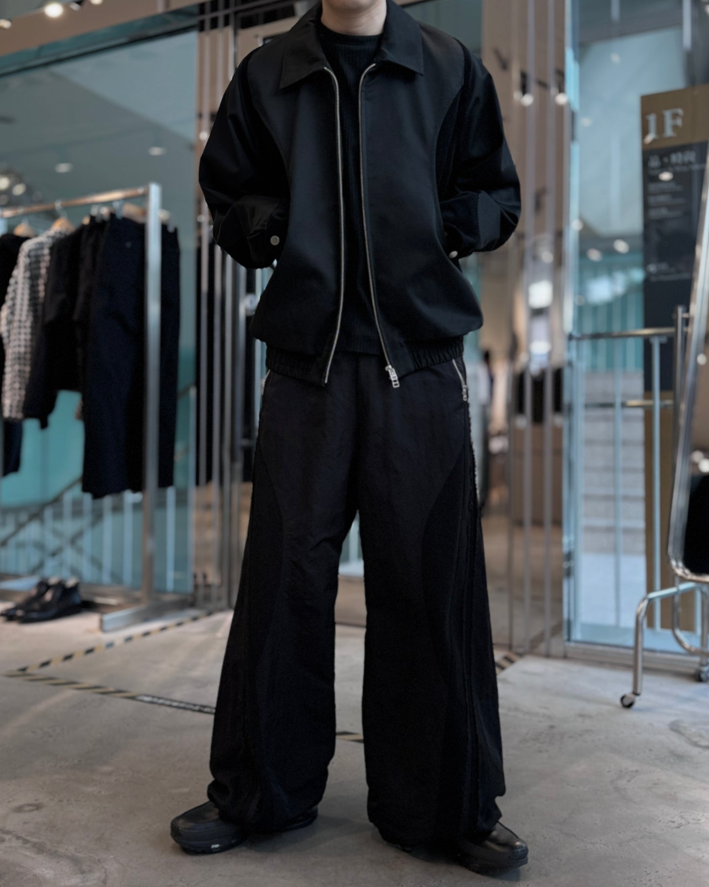 cut up track pants
