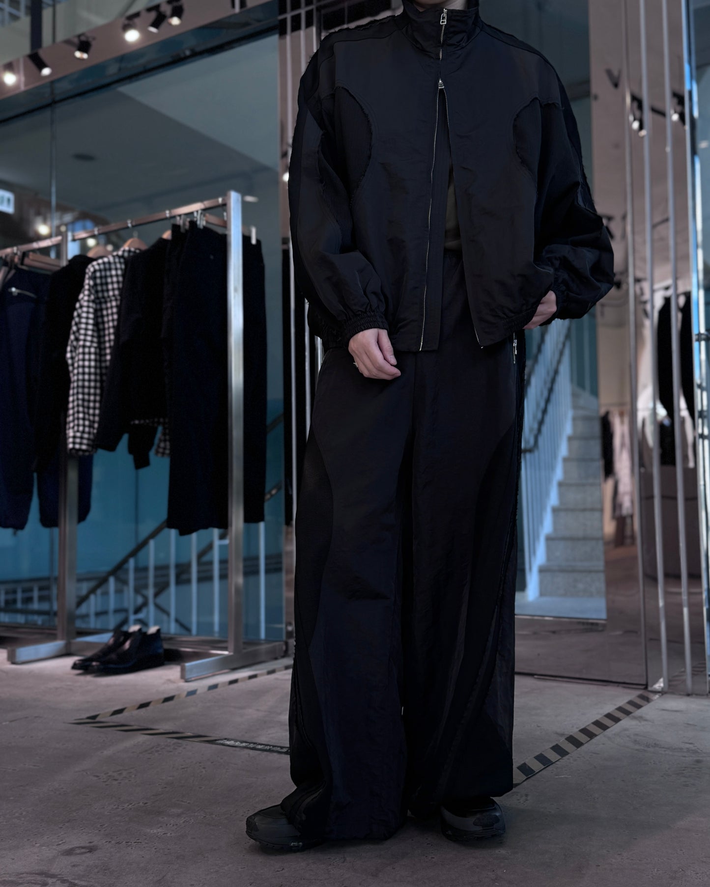 cut up track jacket