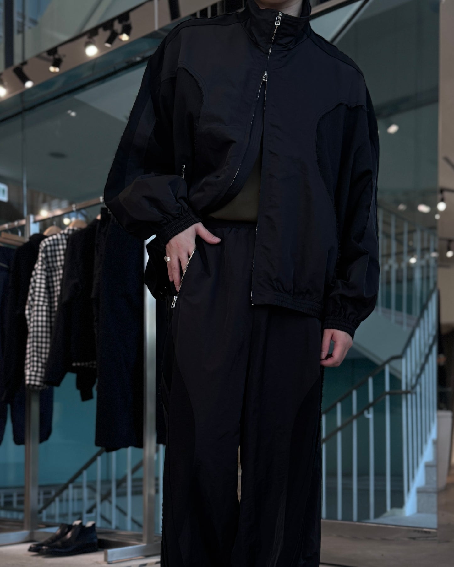 cut up track jacket