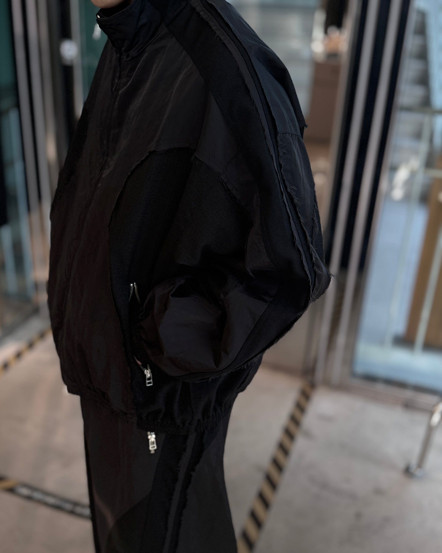 cut up track jacket
