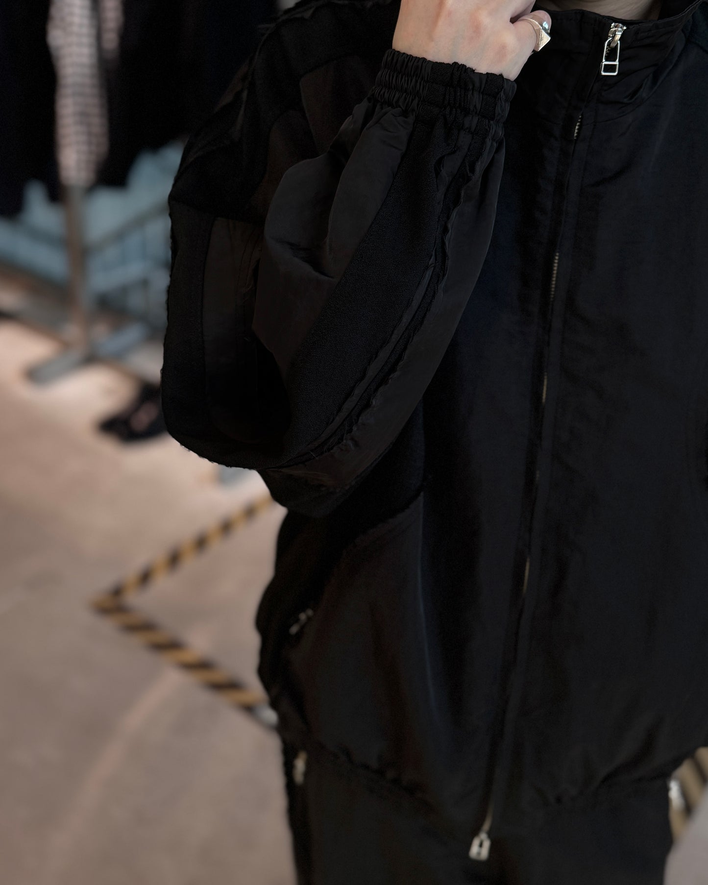 cut up track jacket