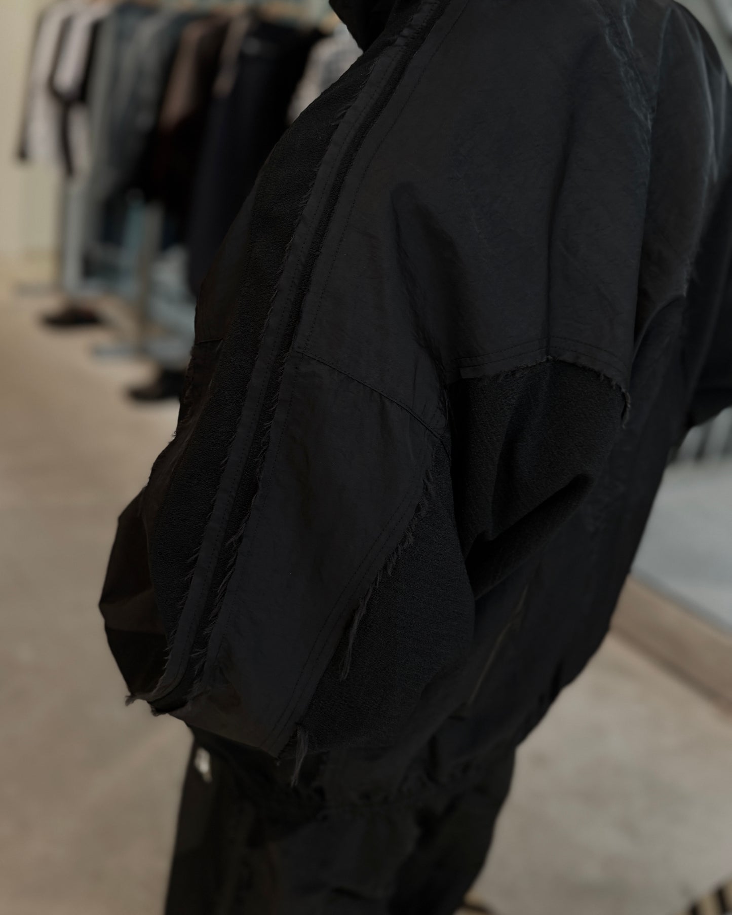 cut up track jacket