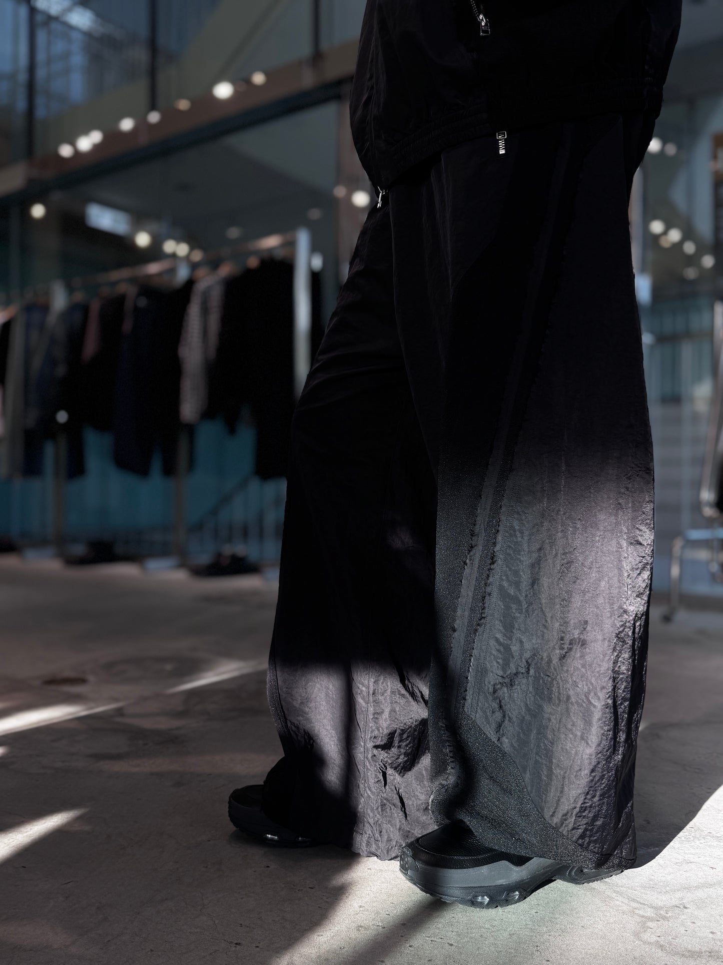 cut up track pants
