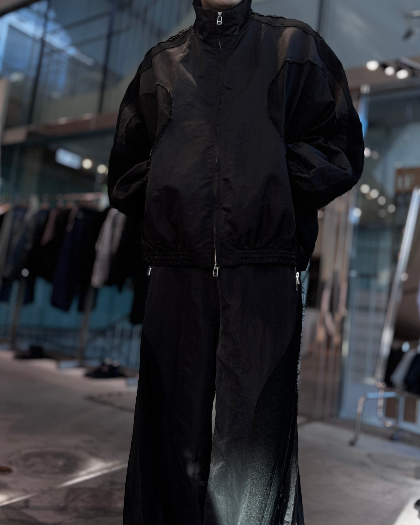 cut up track jacket