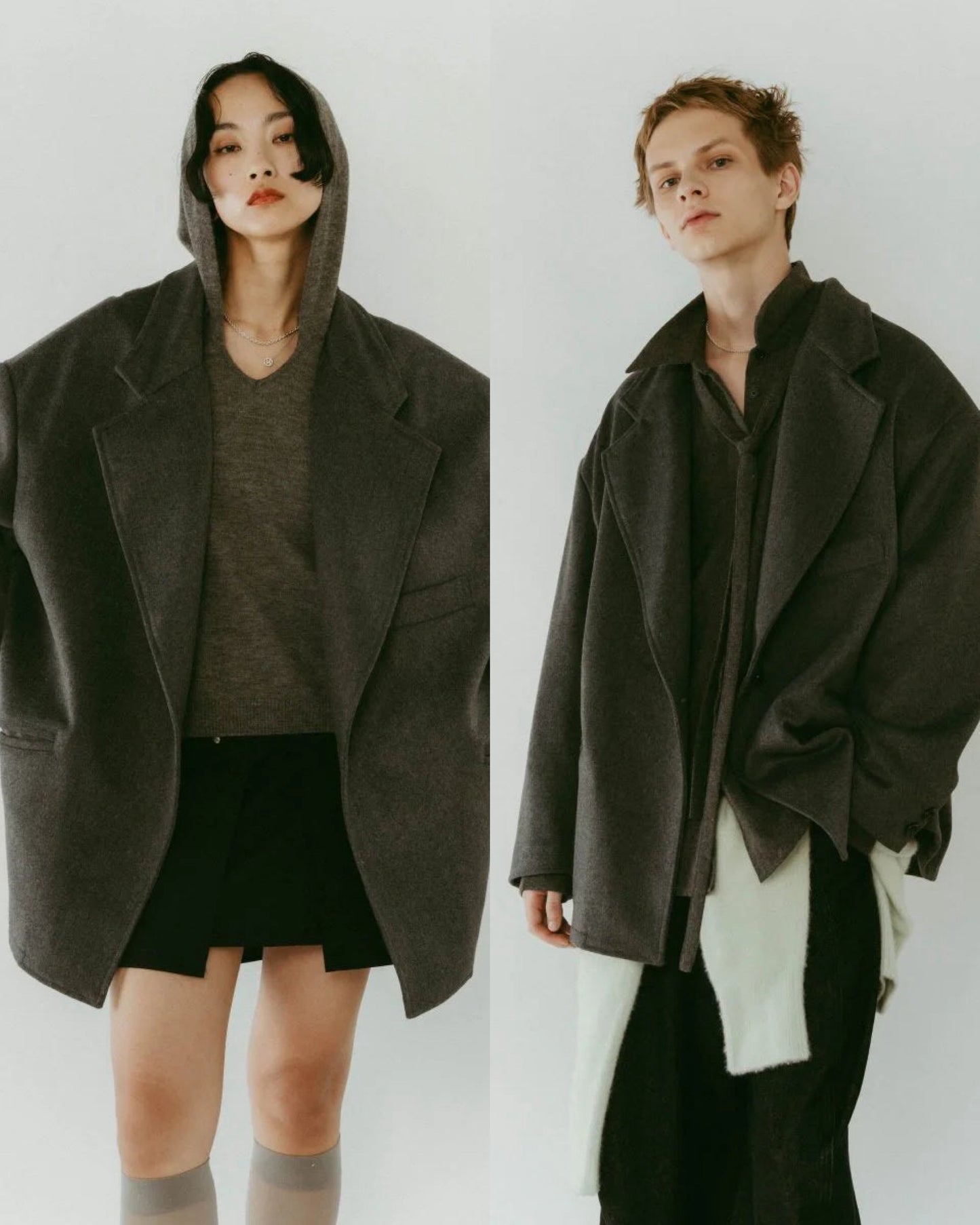 muffler overlay jacket(unisex)