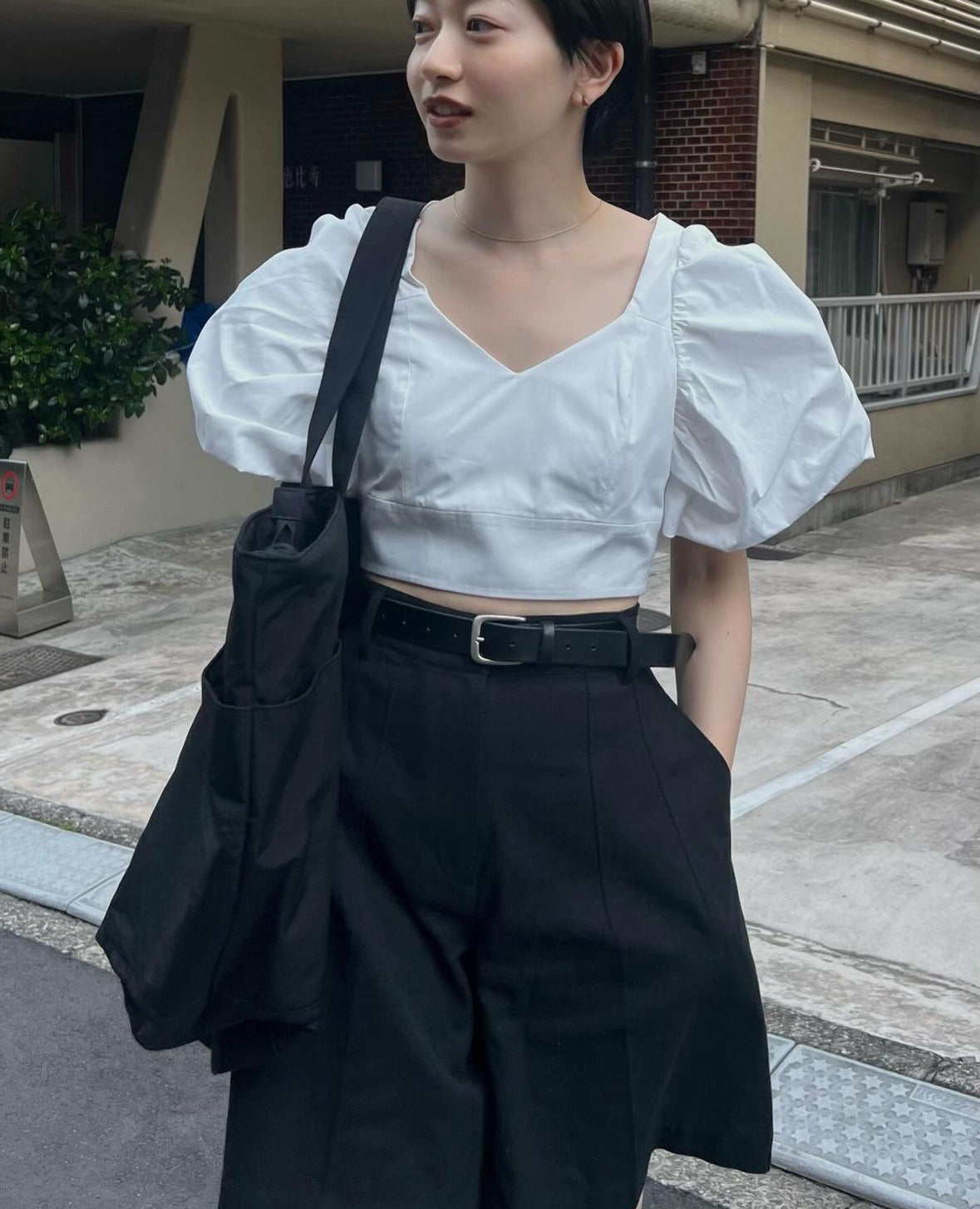 volume puff short tops