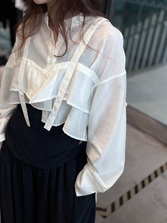 bustier layered short sh