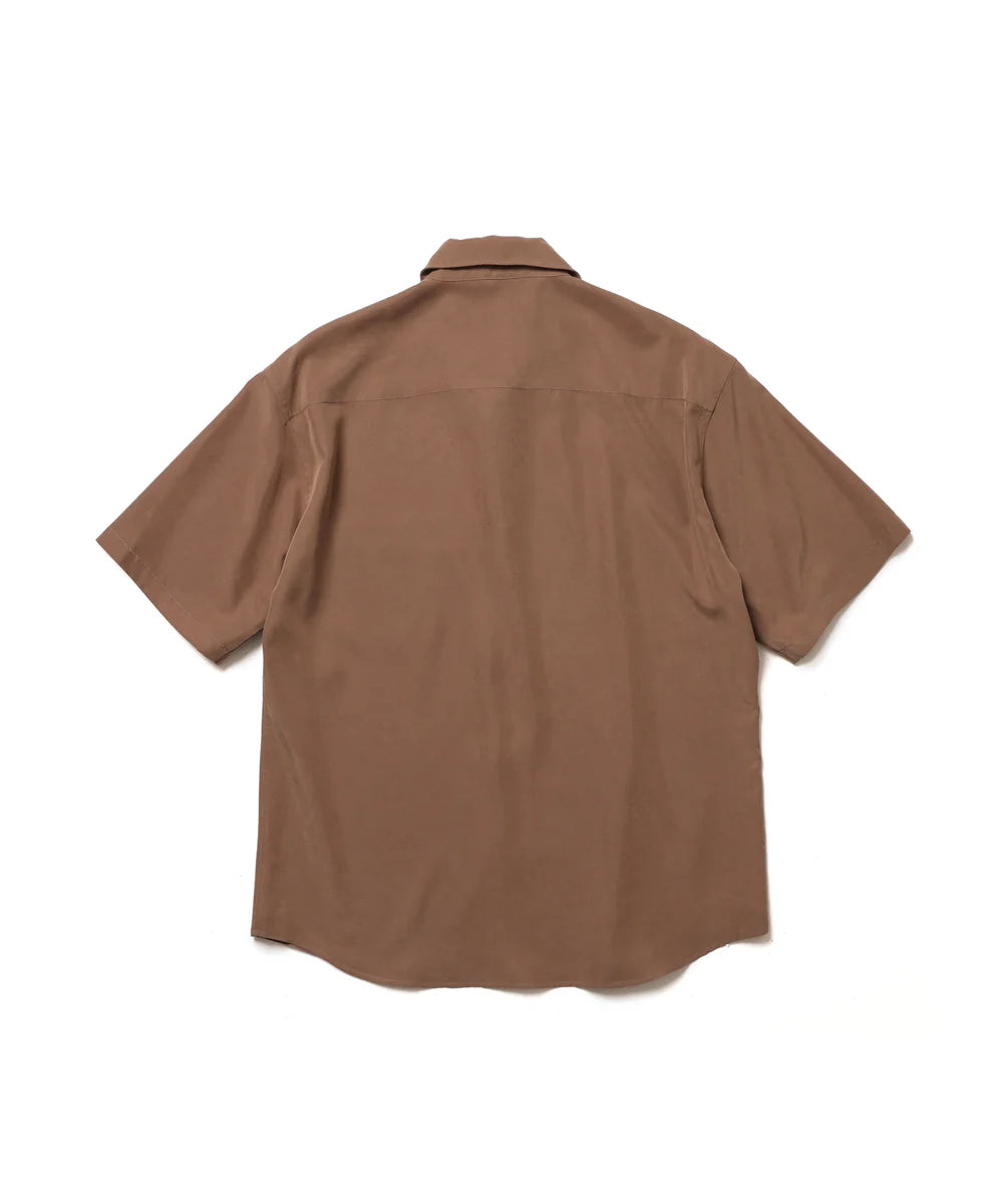 t/r powder cloth / short/s regular collar shirt