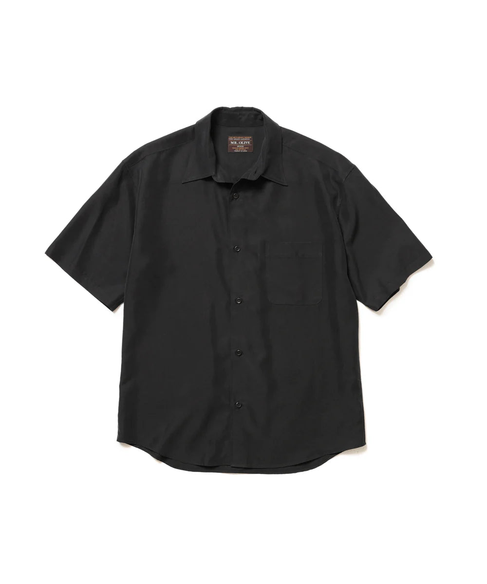 t/r powder cloth / short/s regular collar shirt