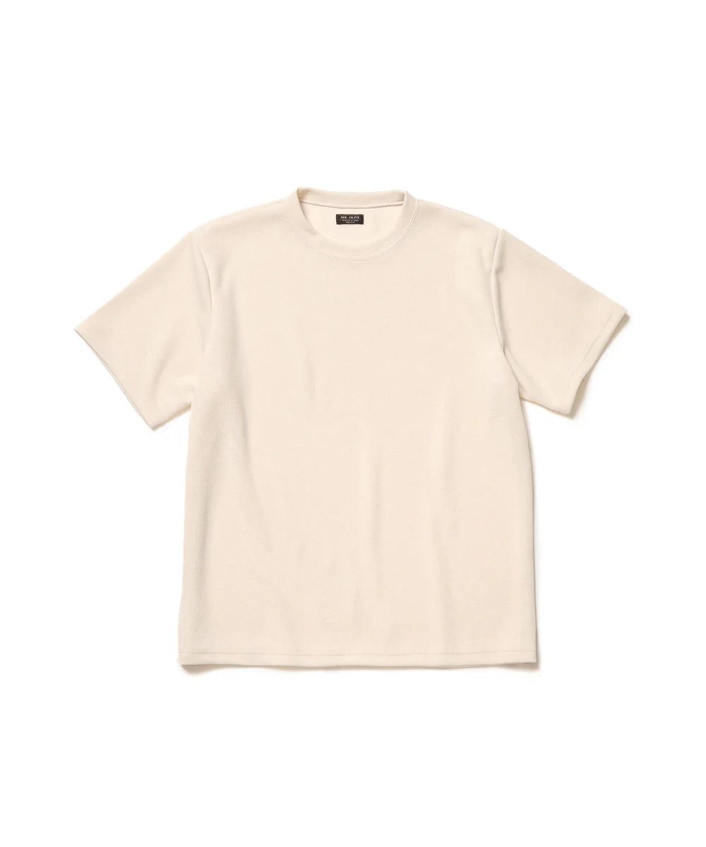 polyester hemp jersey / crew neck t-shirt