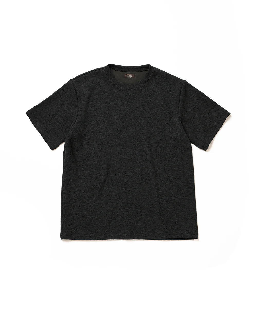 polyester hemp jersey / crew neck t-shirt