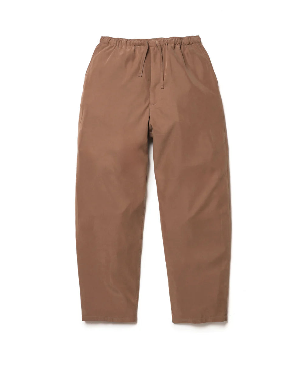 t/r powder cloth / drawstring tapered pants