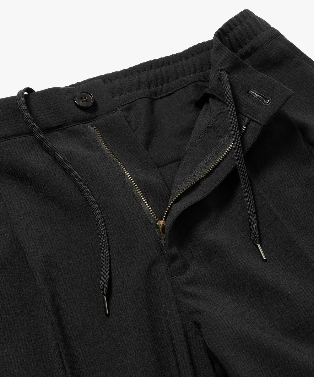 quick dry material / 2tack straight easy pants