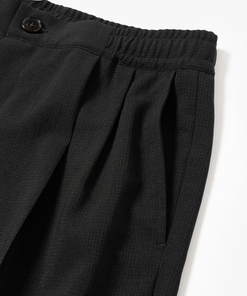 quick dry material / 2tack straight easy pants
