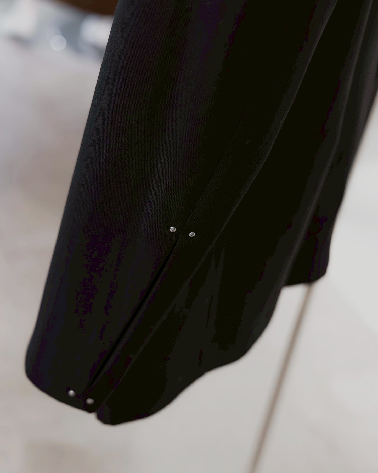 studded motion pleat gab jacket