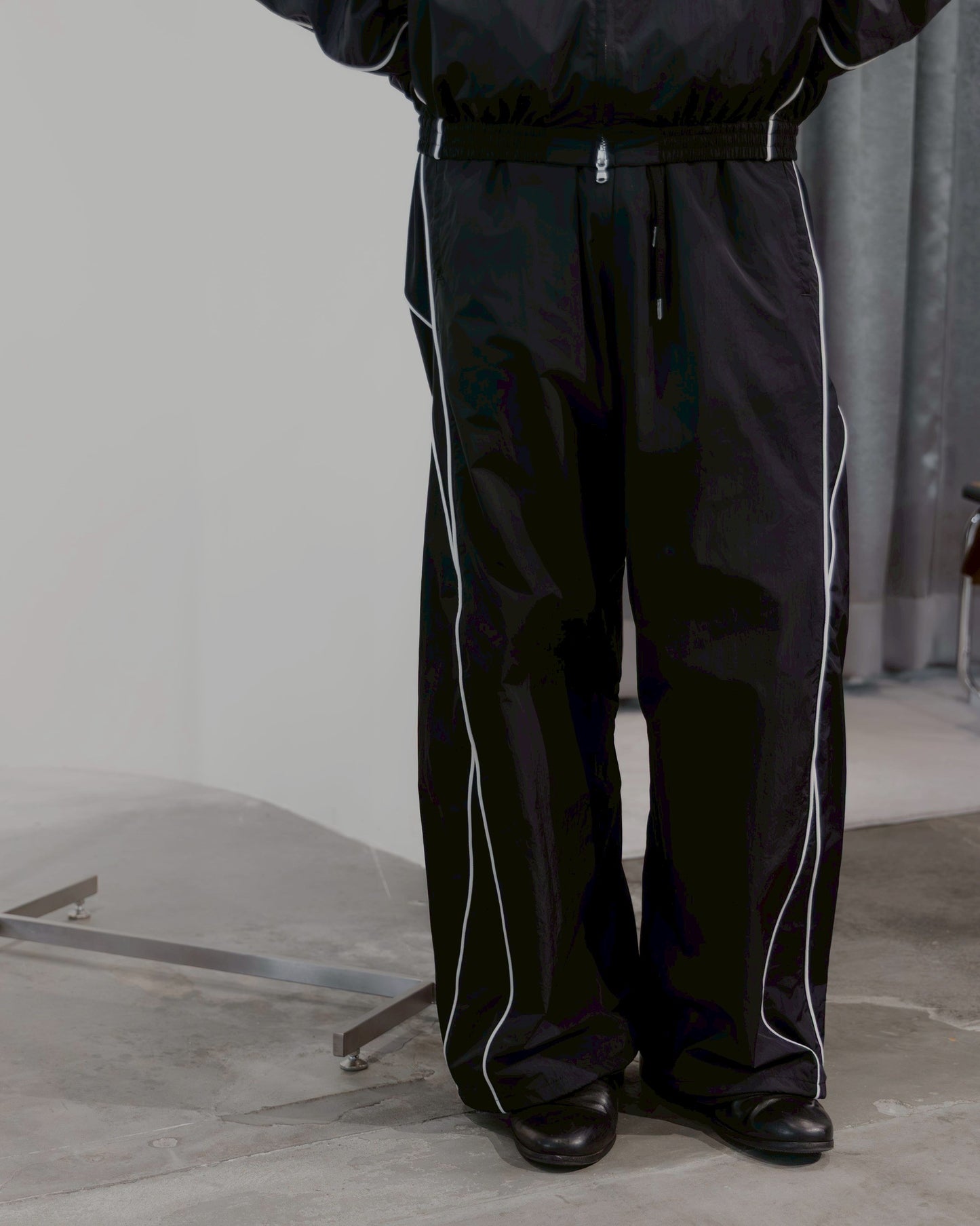 twisted ripstop track pants