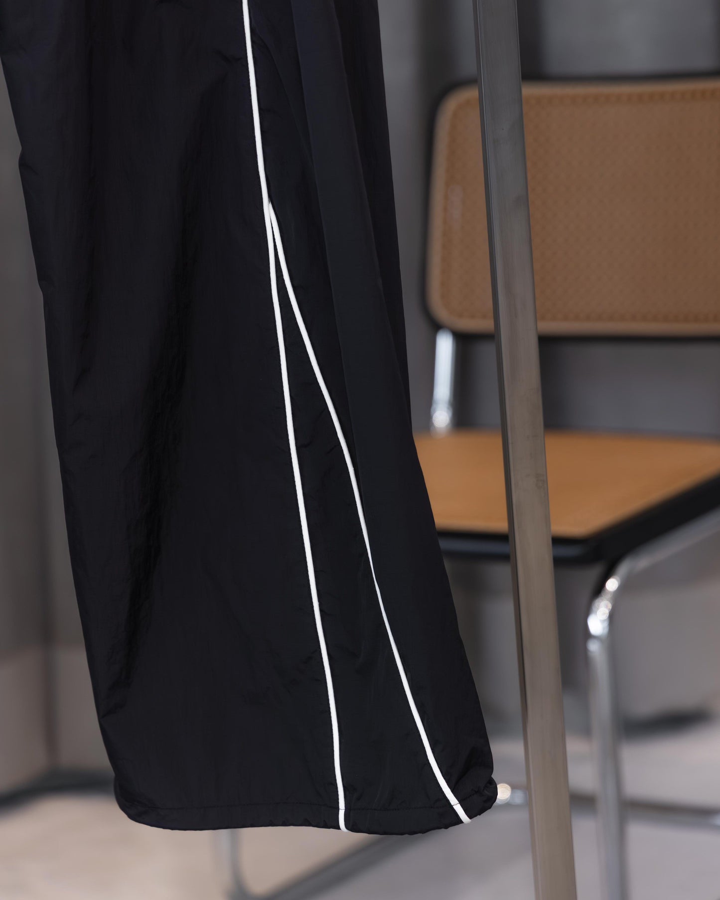 twisted ripstop track pants