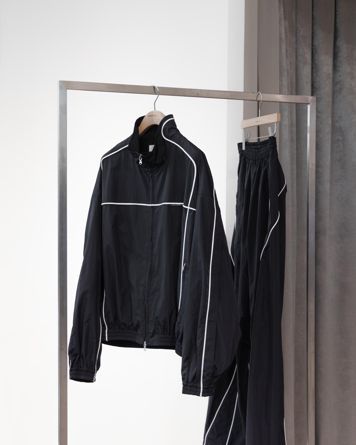 twisted ripstop track pants