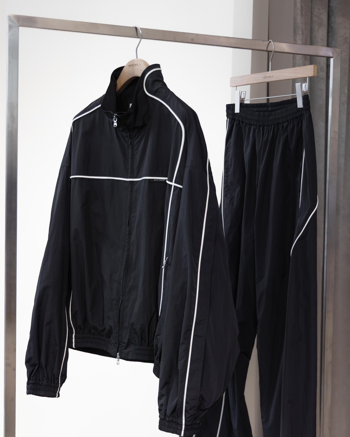twisted ripstop track pants