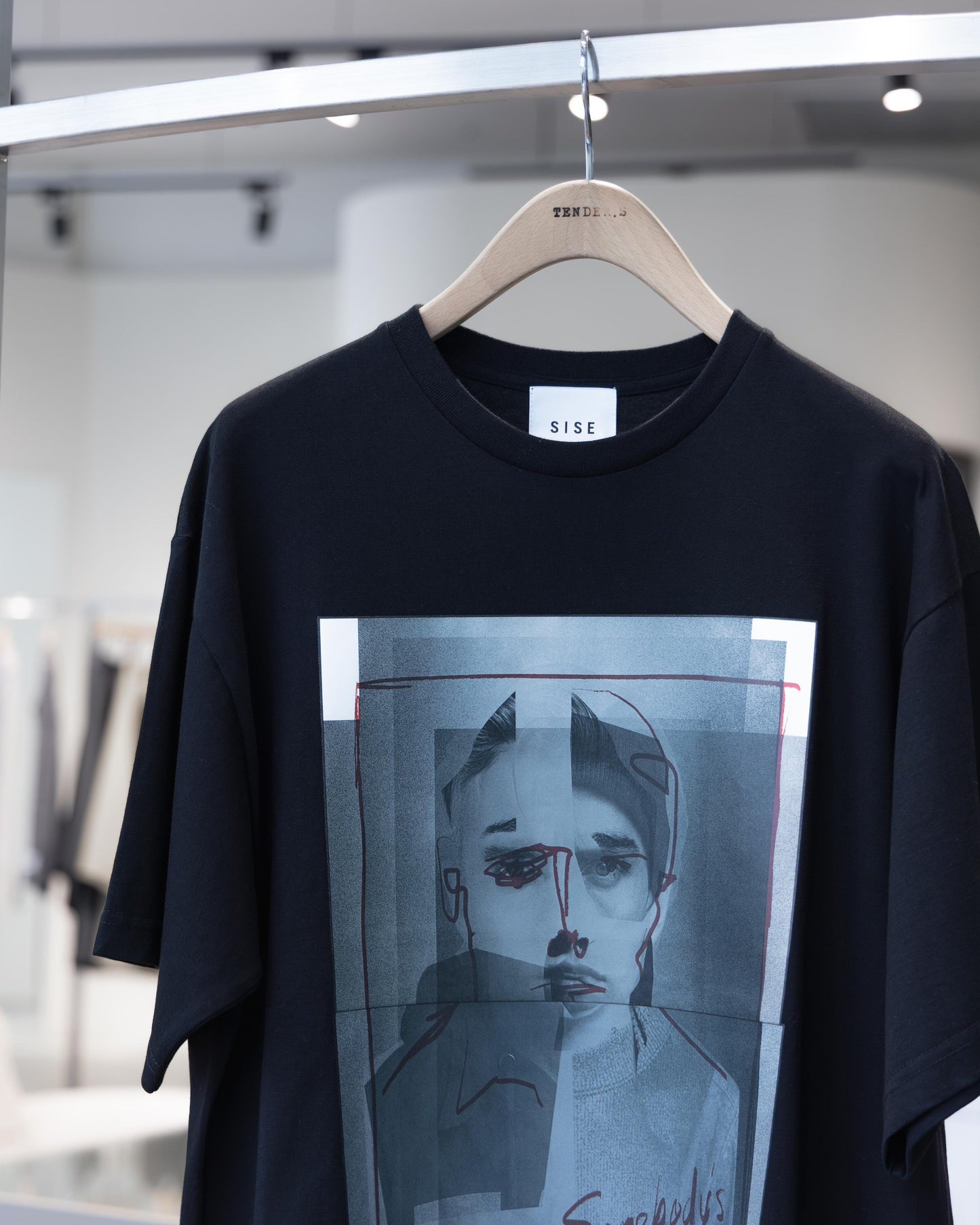 somebody's portrait t-shirt